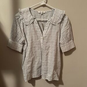 Madewell Button Down Blouse, Size 0